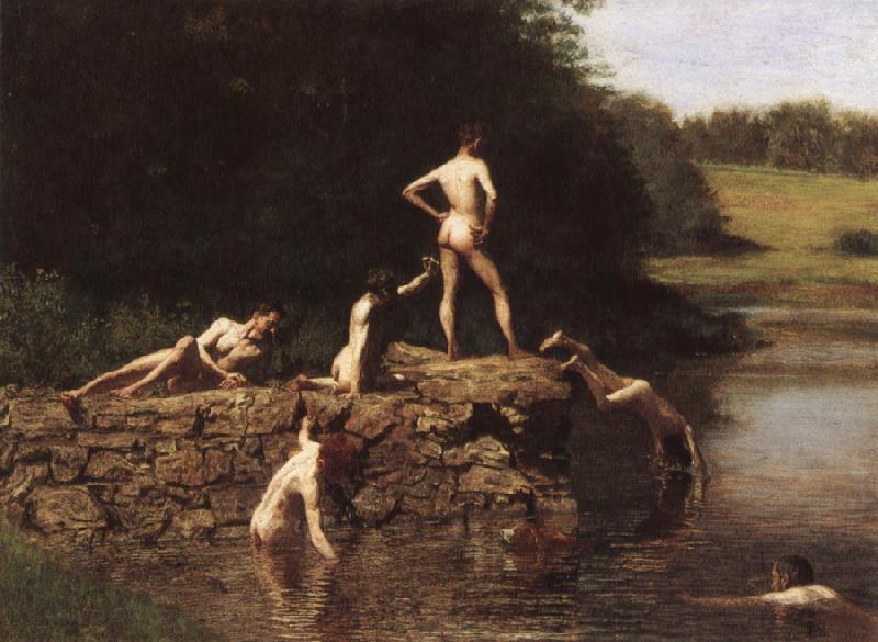 Thomas Eakins Swimming